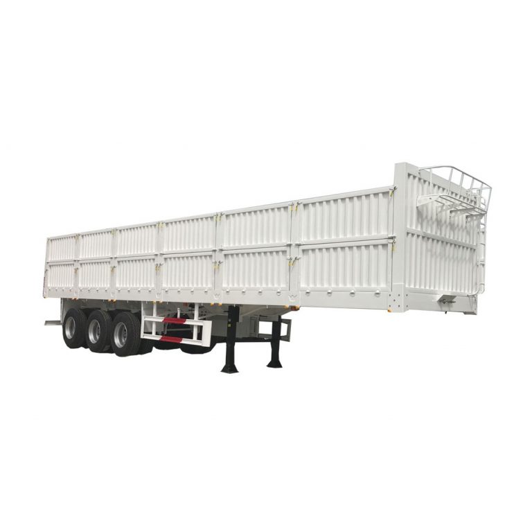 3軸60T帶板側(cè)卸式半掛車